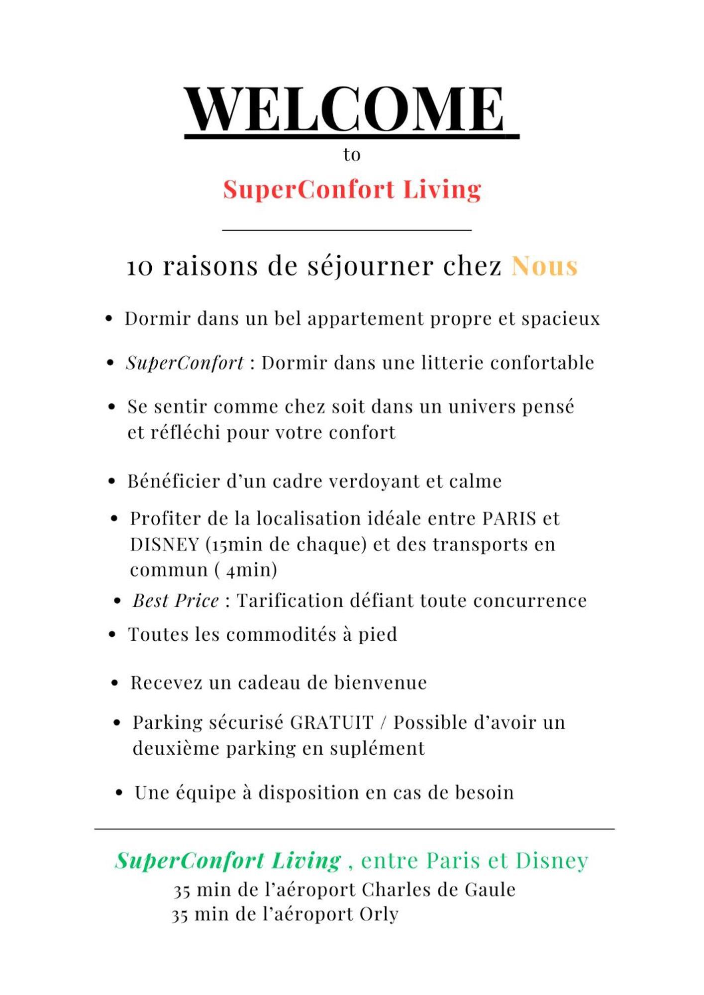 Dream Loft Paris&Disney--20Min-- Roissy-en-Brie Eksteriør bilde